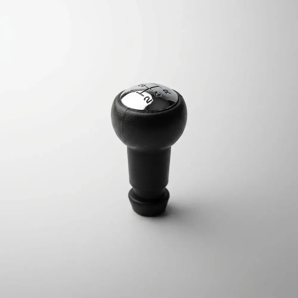 Pommeau de vitesse C4 noir, vue complémentaire sur fond blanc